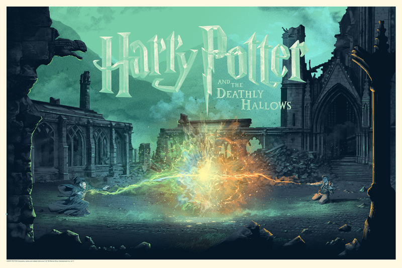 Illustration for article titled Harry Potter and Lord Voldemort Showdown in This Magical Poster